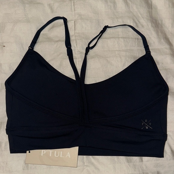P'tula Sweeney Strappy Sports Bra in Night Sky - Picture 2 of 4